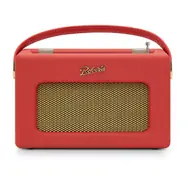 Roberts Radio Revival iStream3L Classic Red / Tragbares Radio / DAB+ und FM / USB / Bluetooth + WLAN / LCD-Display / 3,5-mm-Klinkenanschluss 