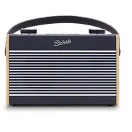 Roberts Radio Rambler Max, Marineblau / Tragbares Radio / DAB+ und FM / USB / Bluetooth + WLAN / LCD-Display / 3,5-mm-Klinkenanschluss 