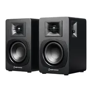 Audio-Technica AT-SP3X Regallautsprecher, schwarz / 2.0 / 30 W / Bluetooth / USB / RCA