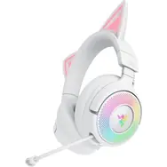 Ausgepackt - Razer Kraken Kitty V3 Pro weiß / kabelloses Gaming-Headset / Mikrofon / 2,4 GHz / Bluetooth / RGB / ausgepackt