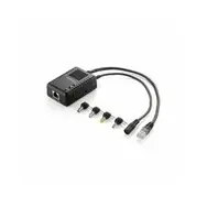Ausgepackt - LevelOne 10/100 Mbit/s PoE-Splitter zur Aufteilung von Daten und Strom / ausgepackt