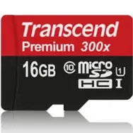 Transcend Micro SDHC 16 GB (UHS-1) / Micro SDHC / 16 GB / Klasse 10 UHS-1
