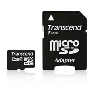 Transcend Micro SDHC-Karte 32 GB Klasse 10 + Adapter