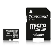 Transcend Micro SDHC-Karte 8 GB Klasse 10 UHS-I + Adapter