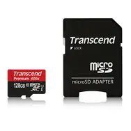 Transcend Micro SDXC 128 GB + Adapter / Speicherkarte / Klasse 10 / UHS-I 