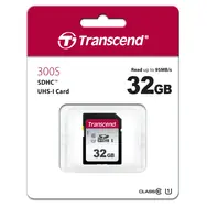 Transcend 300S SDHC 32 GB / UHS-I / U1 / R: 95 MB / W: 25 MB