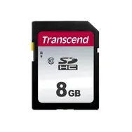 Transcend 300S 8 GB / SDHC-Speicherkarte / Klasse 10 / R: 20 MBit/s / W: 10 MBit/s