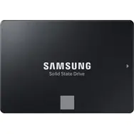 Samsung 870 EVO 1 TB / 2,5" / TLC / Lese-/Schreibgeschwindigkeit: 560/530 MB/s / IOPS: 98.000/88.000 / MTBF: 1,5 Mio. h / 5 Jahre