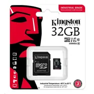 Kingston microSDHC 32GB Industrial + Adapter / UHS-I V3 / U3 / Klasse 10