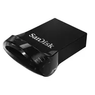 SanDisk Ultra Fit 256 GB schwarz / Flash Disk / USB 3.1 A / Geschwindigkeit bis zu 130 MB 