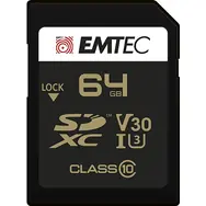 EMTEC SpeedIN Pro SDXC 64 GB / Klasse 10 / UHS-I / U3 / 95 MB lesen, 80 MB schreiben / geeignet für 4K