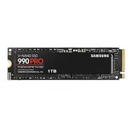 Samsung 990 PRO 1 TB / SSD / M.2 NVMe PCI-E 4.0 / TLC / R: 7450 MBit/s / W: 6900 MBit/s / IOPS: 1200 K und 1550 K / MTBF 1,5 MHz / 5 Jahre
