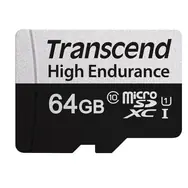 Transcend 350V 64 GB / Micro SDHC / Speicherkarte / Klasse 10 / R: 95 MBit/s / W: 45 MBit/s