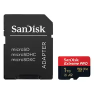 SanDisk Extreme PRO microSDXC 1 TB + Adapter / Klasse 10 / UHS-I / Lesen: bis zu 200 MB