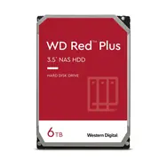 WD Red PLUS (EFPX) 6 TB / HDD / 3,5" SATA III / 5.400 U/min / 256 MB Cache / 3 Jahre / für NAS