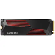 Samsung 990 PRO 4 TB + Kühler / SSD / M.2 NVMe PCI-E 4.0 / R: 7450 MBit/s / W: 6900 MBit/s / IOPS: 1,6 Mio. & 1,55 Mio. / 1,5 MHz / 5 Jahre