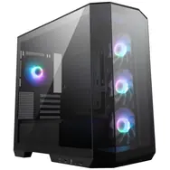 MSI MAG PANO M100R PZ schwarz / ATX / 1x USB 3.2 USB-C & 1x USB 3.2 / 4X 120 ARGB / ohne Netzteil / transparentes Seitenteil