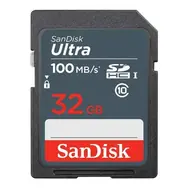 Unverpackt - SanDisk Ultra SDHC 32 GB / Klasse 10 / UHS-I U1 / 100 MB/s / geeignet für Full HD / unverpackt