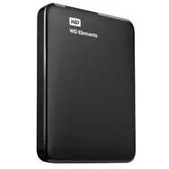 Unverpackt - WD Elements Portable 2 TB / HDD / 2,5" / NTFS / USB 3.0 / Schwarz / 2 Jahre / ohne Originalverpackung