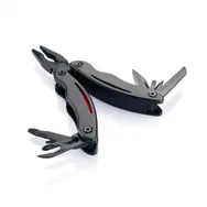 XD Design Grip schwarz-rot / Multifunktionszange / 13 Werkzeuge / 360 g 