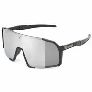VeyRey Sportsonnenbrille Burub, schwarzes Gestell, silberne Gläser