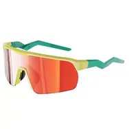 VeyRey Sports Sonnenbrille Ocli, gelber Rahmen, rote Gläser