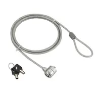 Gembird Kabel-Schlüsselschloss für Laptops / 2x Schlüssel / Länge 1,8m