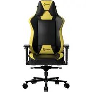 LORGAR Base 311 schwarz-gelb / Gamingstuhl / verstellbar / Kunstleder / Rollen / Tragkraft 150 kg