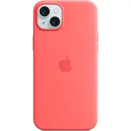 Apple Silikonhülle mit MagSafe für iPhone 15 PLUS, helle Wassermelone