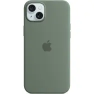 Apple Silikonhülle mit MagSafe für iPhone 15 PLUS Zypressengrün