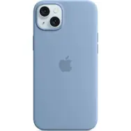 Apple Silikonhülle mit MagSafe für iPhone 15 PLUS Eisblau