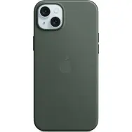 Apple Cover aus FineWoven Stoff mit MagSafe für iPhone 15 PLUS blattgrün