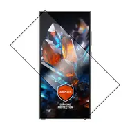 FIXED Armor Premium gehärtetes Schutzglas für Samsung Galaxy S24 Ultra schwarz