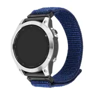 FIXED Nylon-Sportarmband für Garmin QuickFit 22 mm, dunkelblau