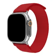 FIXED Nylon-Sportarmband für Apple Watch Ultra 49 mm rot