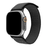 FIXED Nylon-Sportarmband für Apple Watch Ultra 49 mm, dunkelgrau