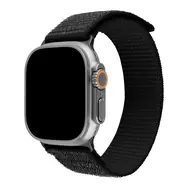 FIXED Nylon-Sportarmband für Apple Watch Ultra 49 mm schwarz
