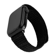 FIXED Nylon-Sportarmband für Apple Watch Ultra 49 mm schwarz
