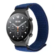 FIXED Nylon-Sportarmband mit Schnellverschluss 20 mm für Smartwatch dunkelblau