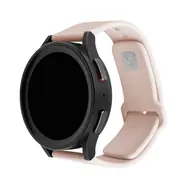 FIXED Satz Silikonbänder Sportliches Silikonarmband mit Schnellverschluss 22 mm für Smartwatch rosa