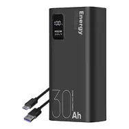 Obal:Me EnergyPulse Powerbank 30000mAh 22,5W schwarz