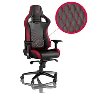 noblechairs EPIC mousesports Edition schwarz-rot / Gaming Stuhl / Kunstleder / verstellbar / Rollen 