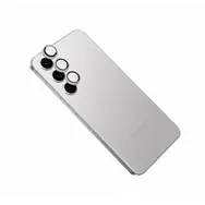 FIXED Schutzglas für Kameraobjektive Kameraglas für Samsung Galaxy S25 Silber