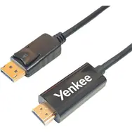 YENKEE YCH 415 HDMI 1.4 Kabel (M) - Port (M) 2 m schwarz / 4K/30Hz / 10,2 GB/s / 48 bit
