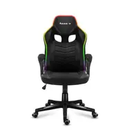Huzaro Force 2.5 Mesh RGB schwarz / Gaming-Stuhl / verstellbar / Belastbarkeit bis 140 kg / Stoff & Mesh