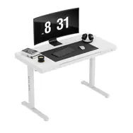 Mark Adler Leader 8.2 weiß / Elektrischer Büroschreibtisch / 120 x 60 x 72-118 cm / USB & USB-C