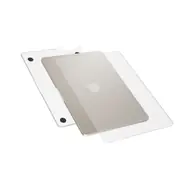 Unverpackt - Epico Slim Shell Hülle für MacBook Air 13" 2018/2020 (A1932/A2179/M1 Air A2337) matt transparent / unverpackt