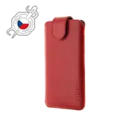 Unverpackt - FIXED Posh Lederetui Größe 6XL+ rot / unverpackt