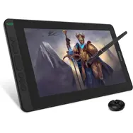 Ausgepackt - Huion Kamvas 13 lila / Grafiktablett / 293,76 x 165,24 mm / 5080 LPI / 8192 Druckstufen / USB-C / ausgepackt