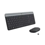 Ausgepackt - Logitech Slim Wireless Combo MK470 DE schwarz / kabelloses Tastatur- und Maus-Set / DE-Version / unverpackt